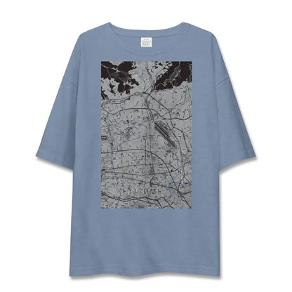 【伊丹（兵庫県）】地図柄ビッグシルエットTシャツ