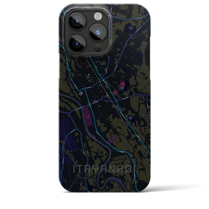 【板柳（青森県）】地図柄iPhoneケース（バックカバータイプ）