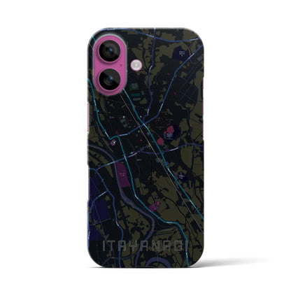 【板柳（青森県）】地図柄iPhoneケース（バックカバータイプ）