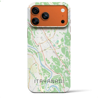 【板柳（青森県）】地図柄iPhoneケース（バックカバータイプ）