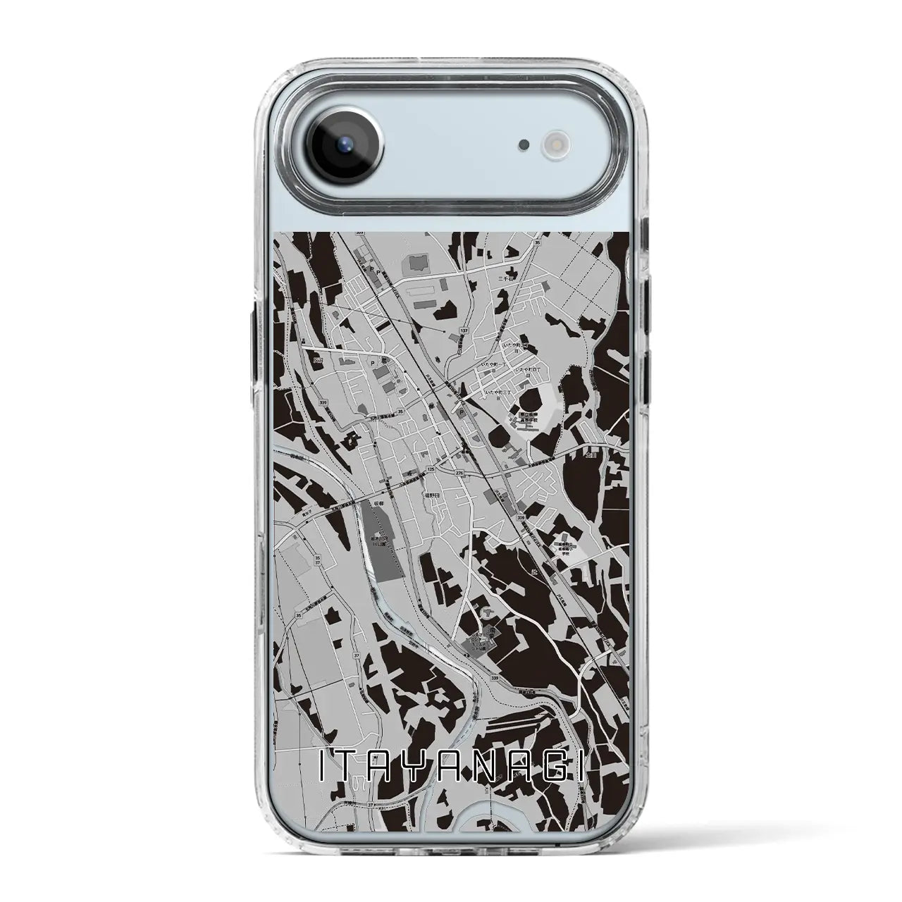 【板柳（青森県）】地図柄iPhoneケース（MagSafeタイプ）