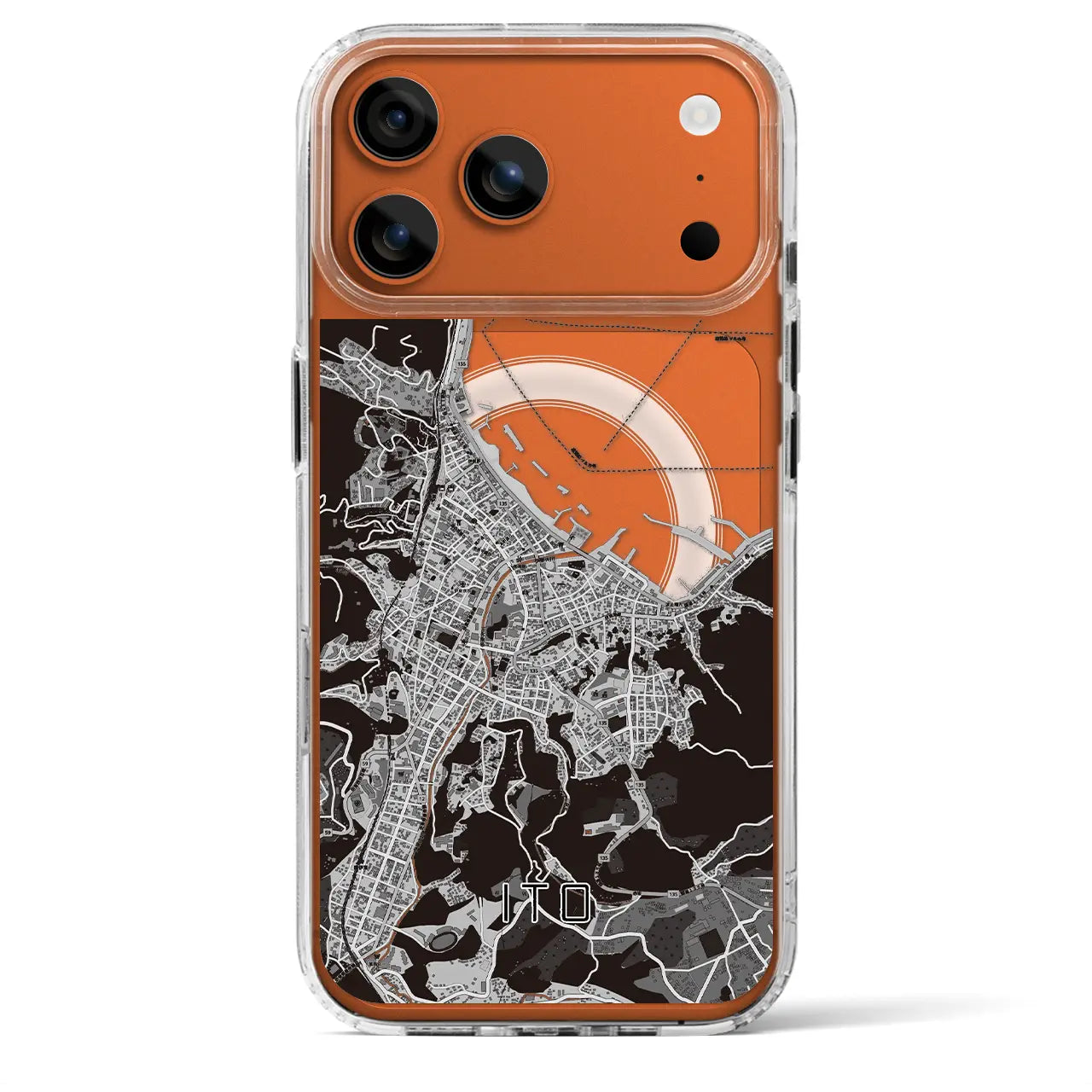 【伊東（静岡県）】地図柄iPhoneケース（MagSafeタイプ）