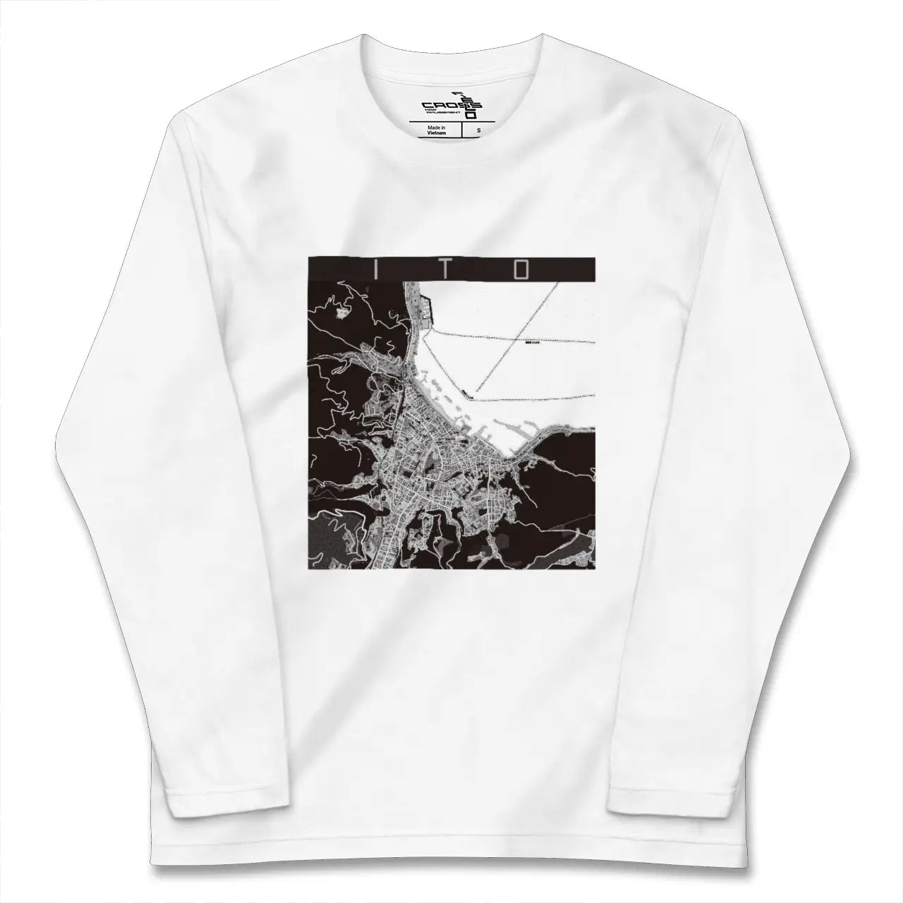 【伊東（静岡県）】地図柄ロングスリーブTシャツ