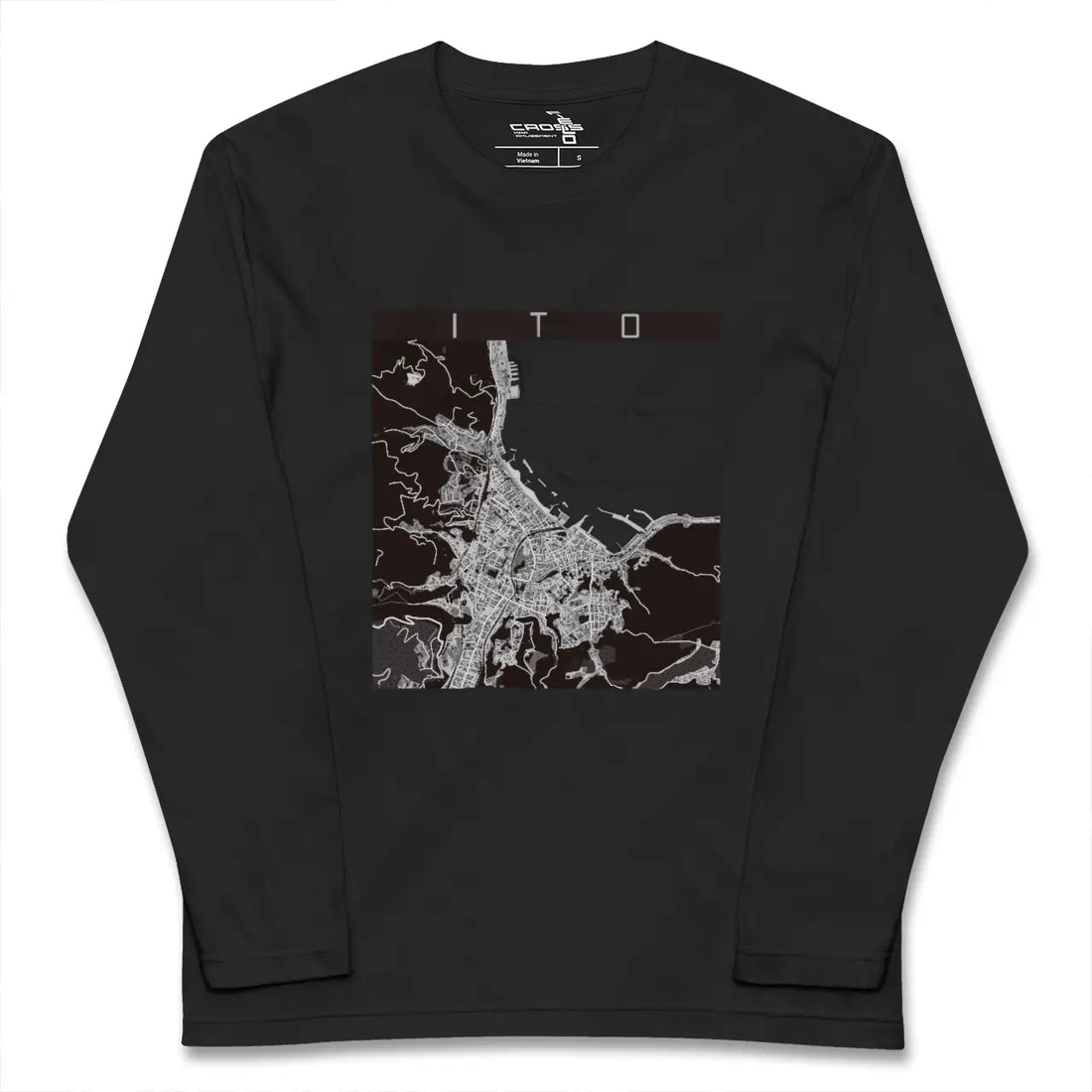 【伊東（静岡県）】地図柄ロングスリーブTシャツ