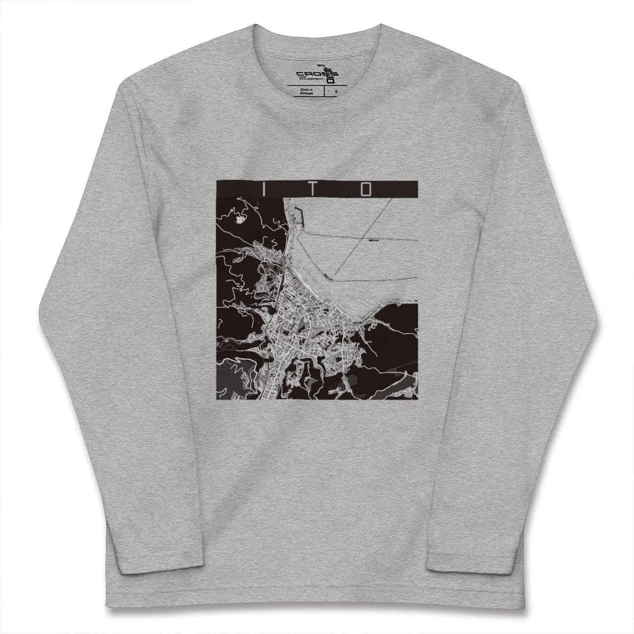 【伊東（静岡県）】地図柄ロングスリーブTシャツ