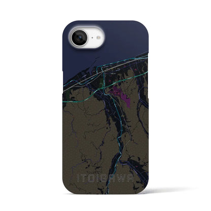 【糸魚川（新潟県）】地図柄iPhoneケース（バックカバータイプ）