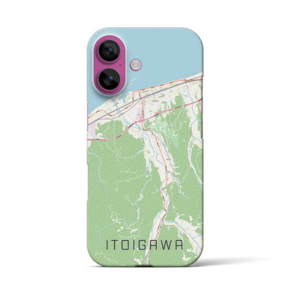 【糸魚川（新潟県）】地図柄iPhoneケース（バックカバータイプ）