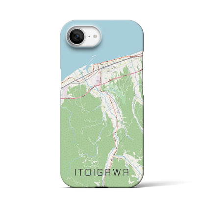 【糸魚川（新潟県）】地図柄iPhoneケース（バックカバータイプ）