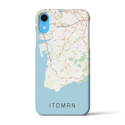 【糸満（沖縄県）】地図柄iPhoneケース（バックカバータイプ）