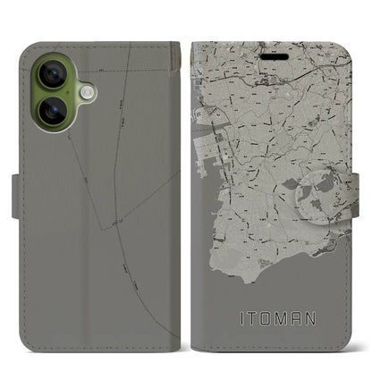 【糸満（沖縄県）】地図柄iPhoneケース（手帳タイプ）