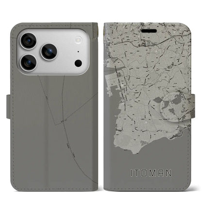 【糸満（沖縄県）】地図柄iPhoneケース（手帳タイプ）