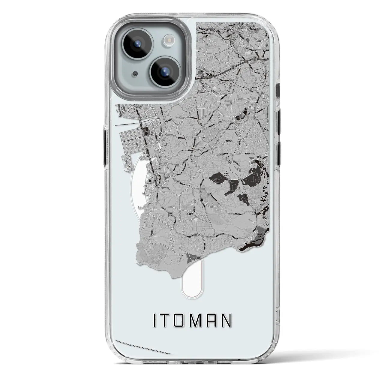 【糸満（沖縄県）】地図柄iPhoneケース（MagSafeタイプ）