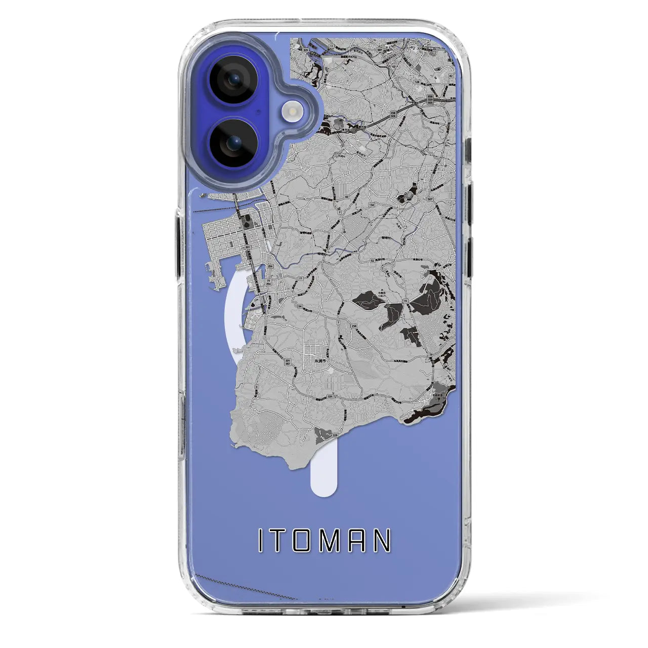 【糸満（沖縄県）】地図柄iPhoneケース（MagSafeタイプ）