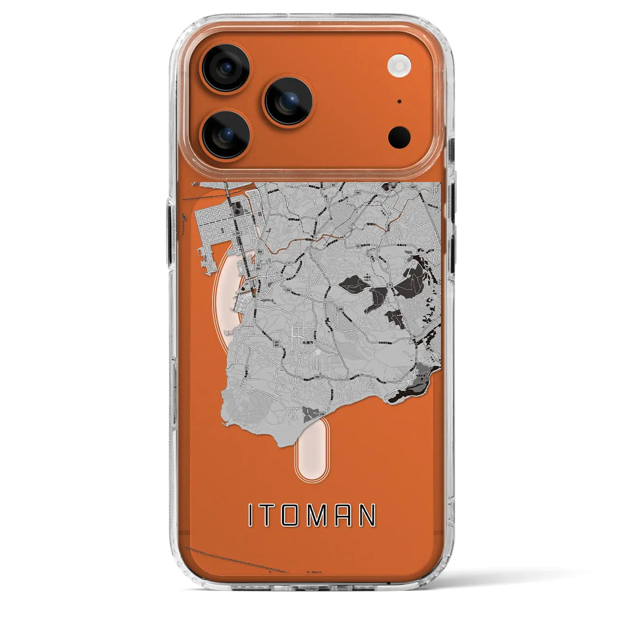 【糸満（沖縄県）】地図柄iPhoneケース（MagSafeタイプ）