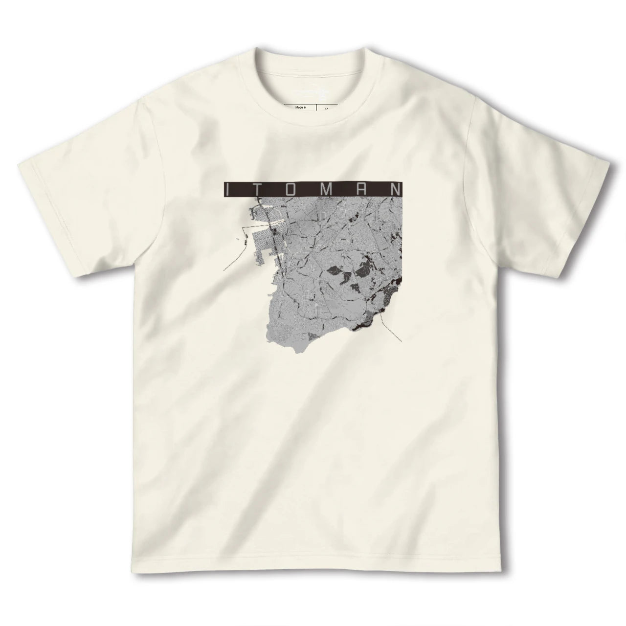 【糸満（沖縄県）】地図柄ヘビーウェイトTシャツ