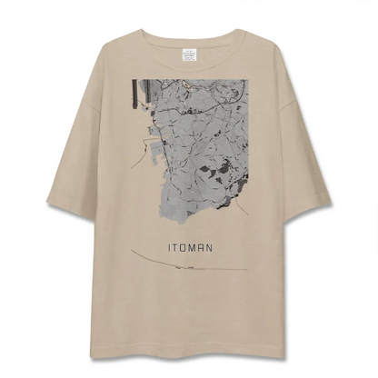 【糸満（沖縄県）】地図柄ビッグシルエットTシャツ