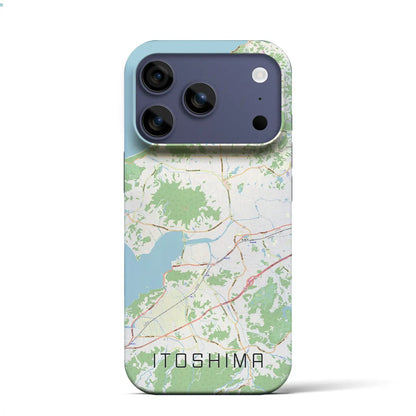 【糸島（福岡県）】地図柄iPhoneケース（バックカバータイプ）