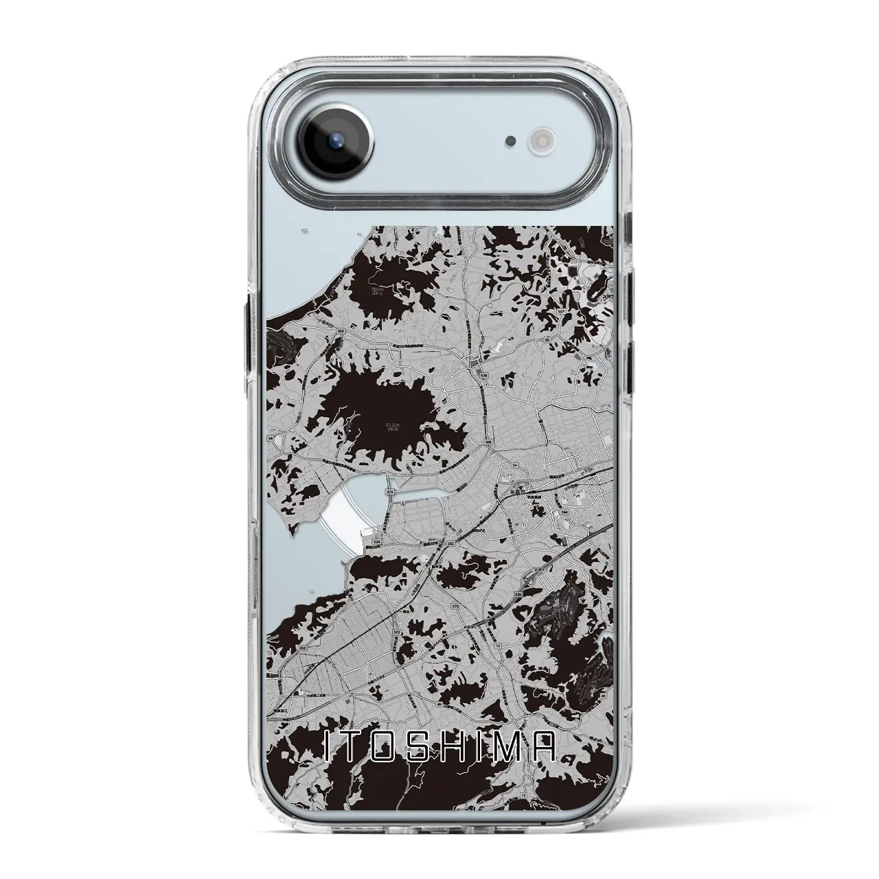 【糸島（福岡県）】地図柄iPhoneケース（MagSafeタイプ）