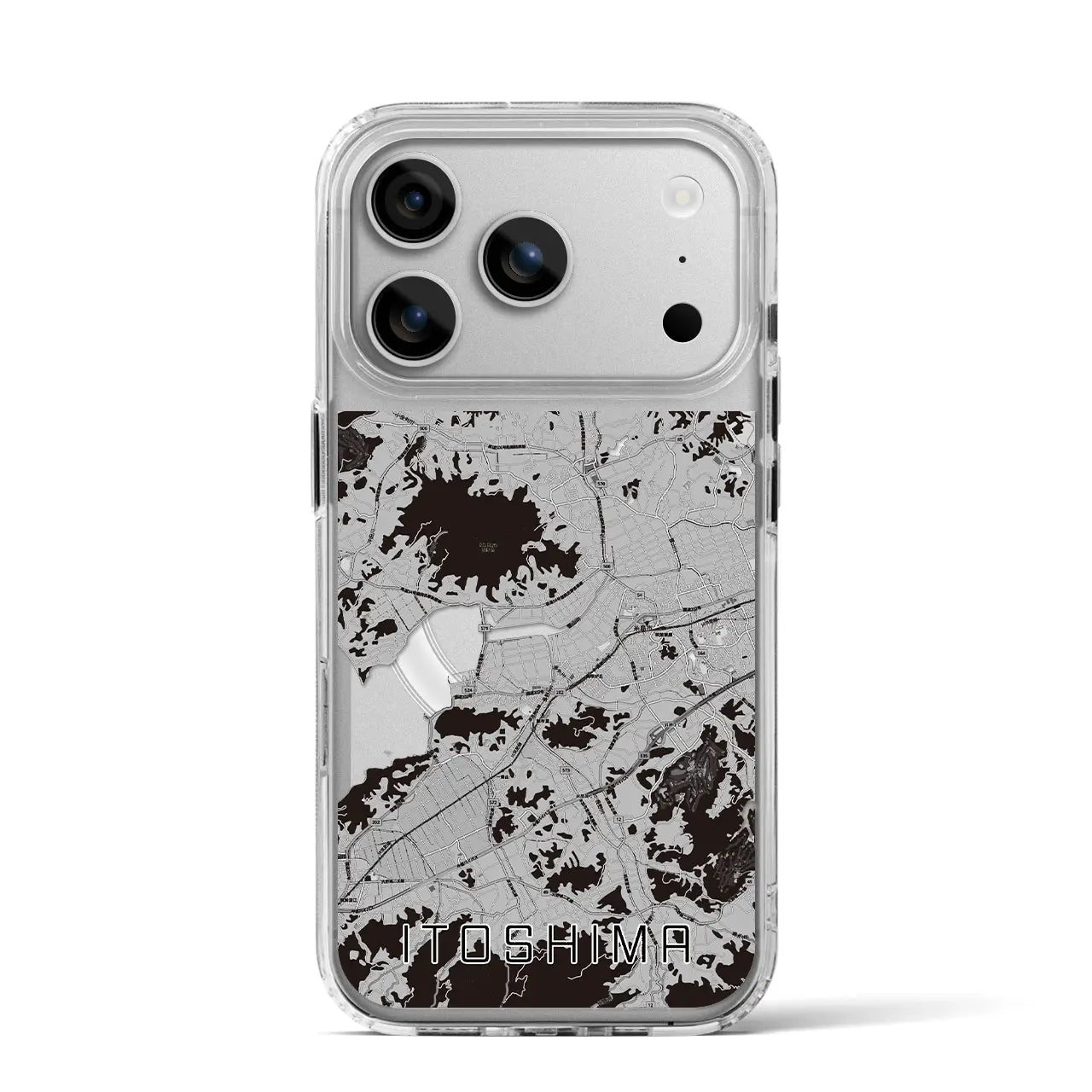 【糸島（福岡県）】地図柄iPhoneケース（MagSafeタイプ）