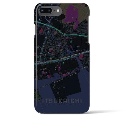 【五日市（広島県）】地図柄iPhoneケース（バックカバータイプ）