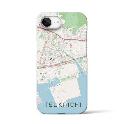 【五日市（広島県）】地図柄iPhoneケース（バックカバータイプ）