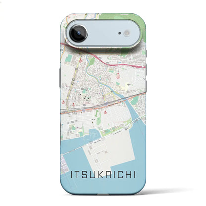 【五日市（広島県）】地図柄iPhoneケース（バックカバータイプ）