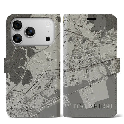 【五日市（広島県）】地図柄iPhoneケース（手帳タイプ）