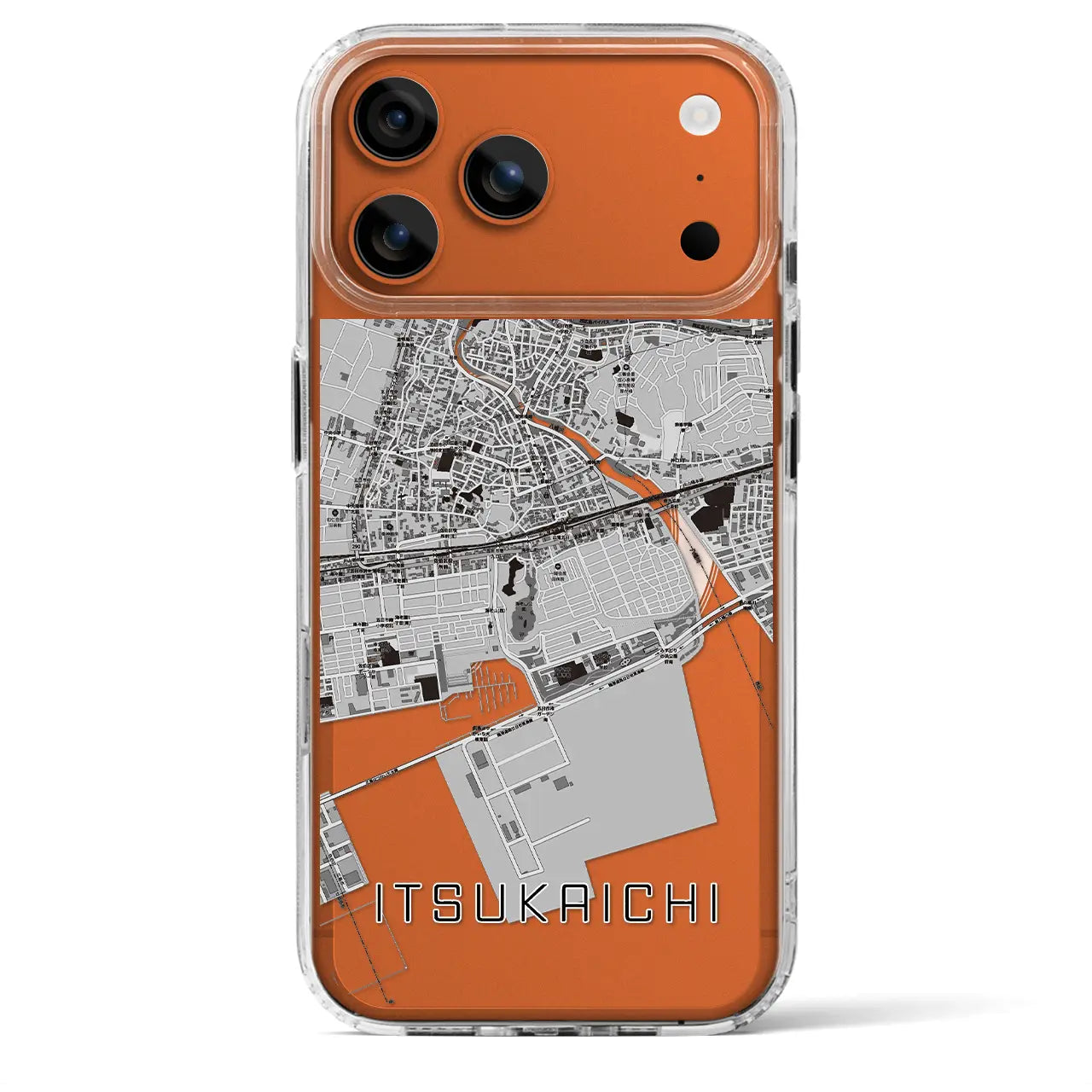 【五日市（広島県）】地図柄iPhoneケース（MagSafeタイプ）