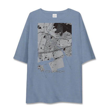 【五日市（広島県）（広島県）】地図柄ビッグシルエットTシャツ