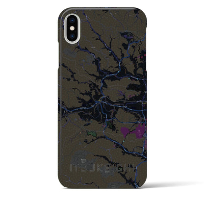 【五日市（東京都）】地図柄iPhoneケース（バックカバータイプ）