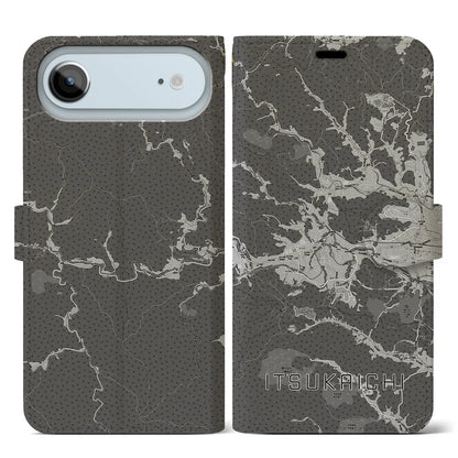 【五日市（東京都）】地図柄iPhoneケース（手帳タイプ）