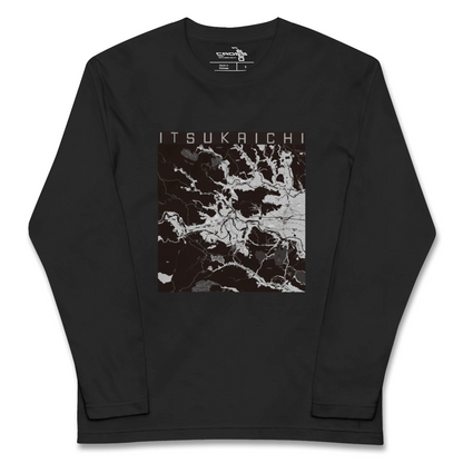 【五日市（東京都）】地図柄ロングスリーブTシャツ