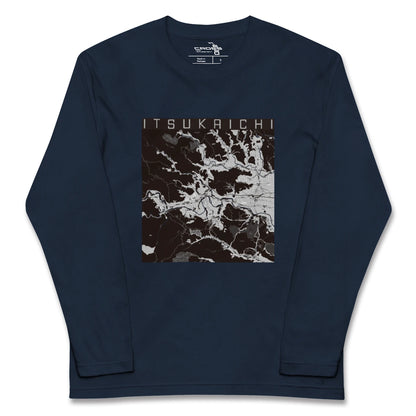 【五日市（東京都）】地図柄ロングスリーブTシャツ