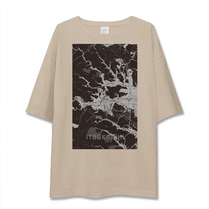 【五日市（東京都）】地図柄ビッグシルエットTシャツ