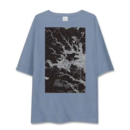 【五日市（東京都）】地図柄ビッグシルエットTシャツ
