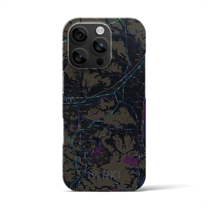 【いわき（福島県）】地図柄iPhoneケース（バックカバータイプ）