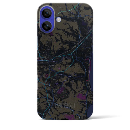 【いわき（福島県）】地図柄iPhoneケース（バックカバータイプ）