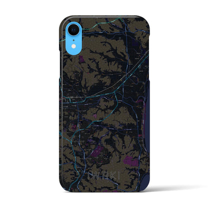 【いわき（福島県）】地図柄iPhoneケース（バックカバータイプ）