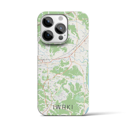 【いわき（福島県）】地図柄iPhoneケース（バックカバータイプ）