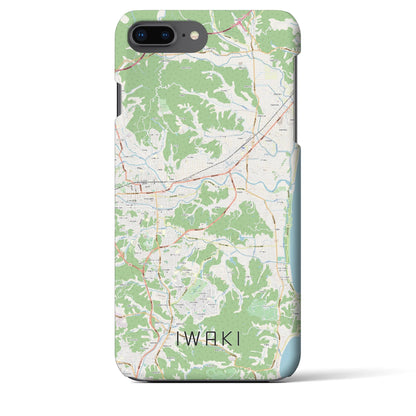 【いわき（福島県）】地図柄iPhoneケース（バックカバータイプ）