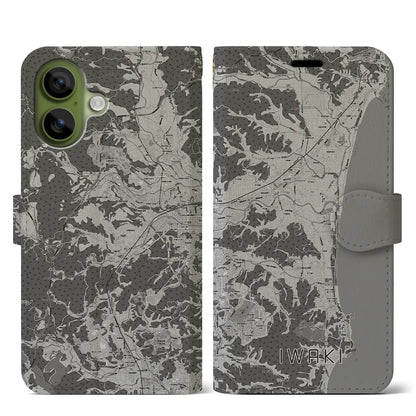 【いわき（福島県）】地図柄iPhoneケース（手帳タイプ）