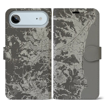 【いわき（福島県）】地図柄iPhoneケース（手帳タイプ）