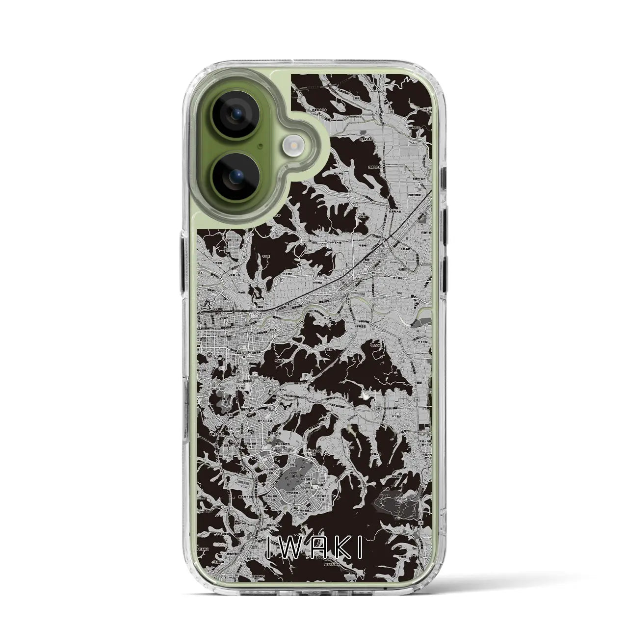 【いわき（福島県）】地図柄iPhoneケース（MagSafeタイプ）