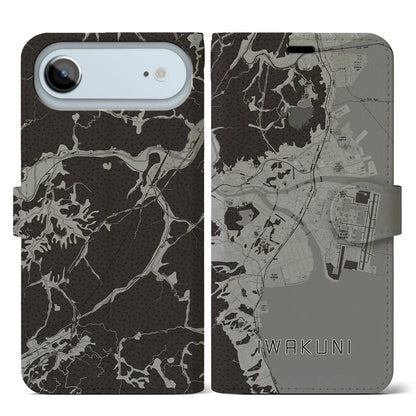 【岩国（山口県）】地図柄iPhoneケース（手帳タイプ）