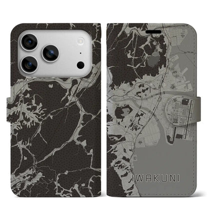 【岩国（山口県）】地図柄iPhoneケース（手帳タイプ）