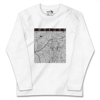 【岩倉（愛知県）】地図柄ロングスリーブTシャツ