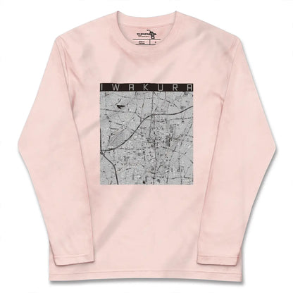 【岩倉（愛知県）】地図柄ロングスリーブTシャツ