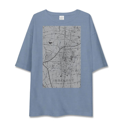 【岩倉（愛知県）】地図柄ビッグシルエットTシャツ