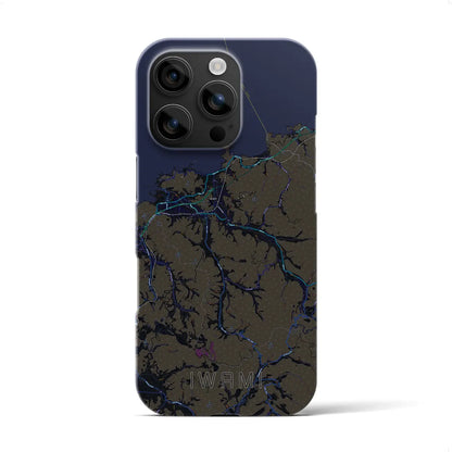 【岩美（鳥取県）】地図柄iPhoneケース（バックカバータイプ）