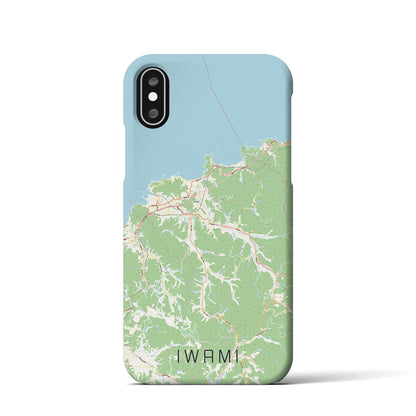 【岩美（鳥取県）】地図柄iPhoneケース（バックカバータイプ）